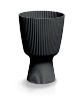 Prosperplast Milly Round Planter 14.6x14.6x21.5 - Carbon